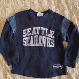 Boys Seahawks thermal shirt